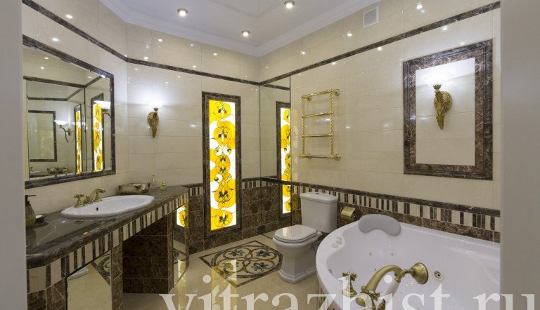 Витраж стена. г. Казань
