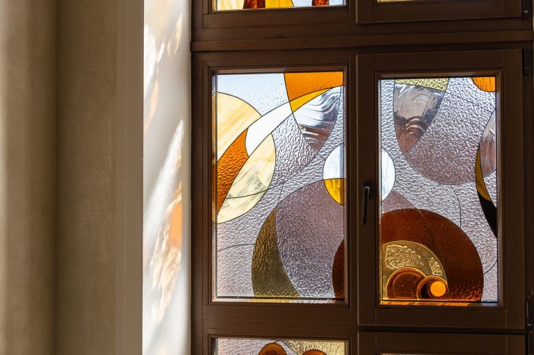 Витраж абстракция
