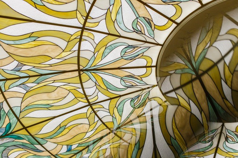 Витраж гостиная.
