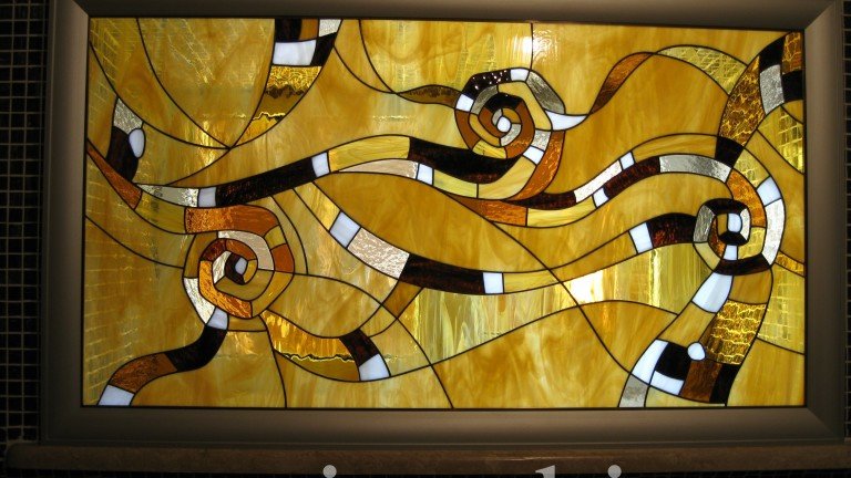 Витраж для Хаммама. Частный дом пос. Петровский
