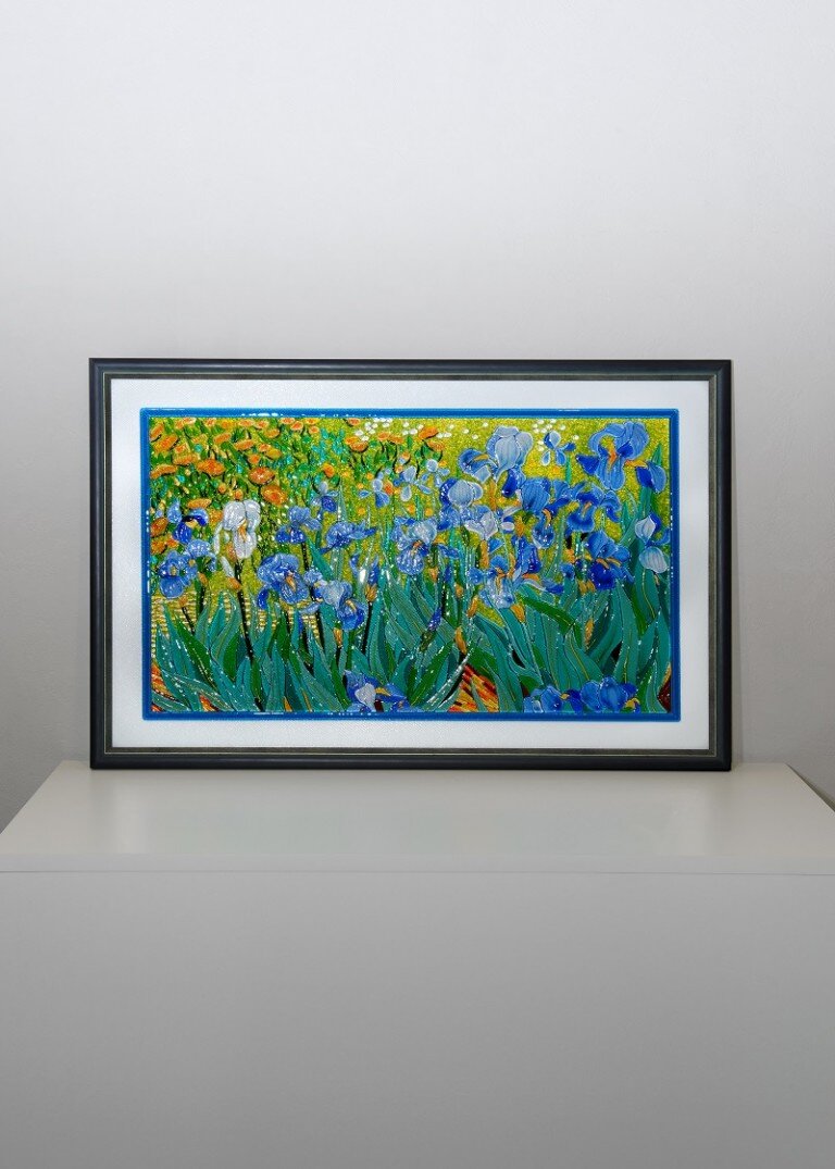 Картина витраж в интерьере
