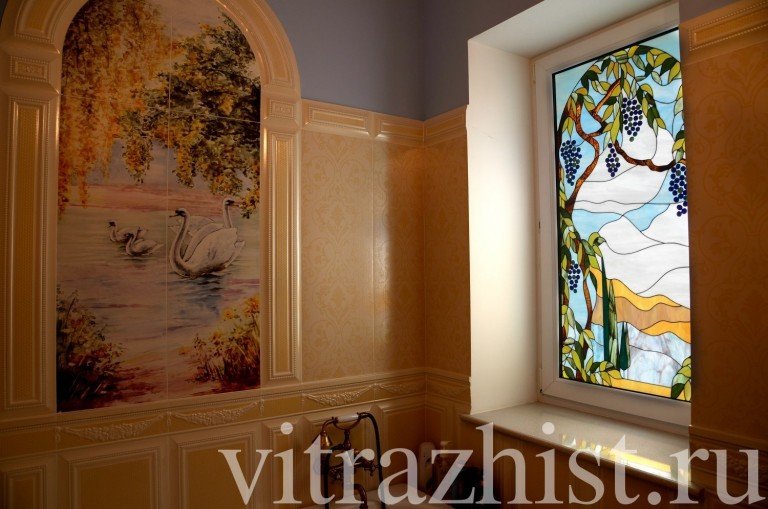 Витраж окно