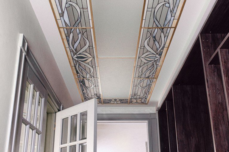 Витраж потолок
