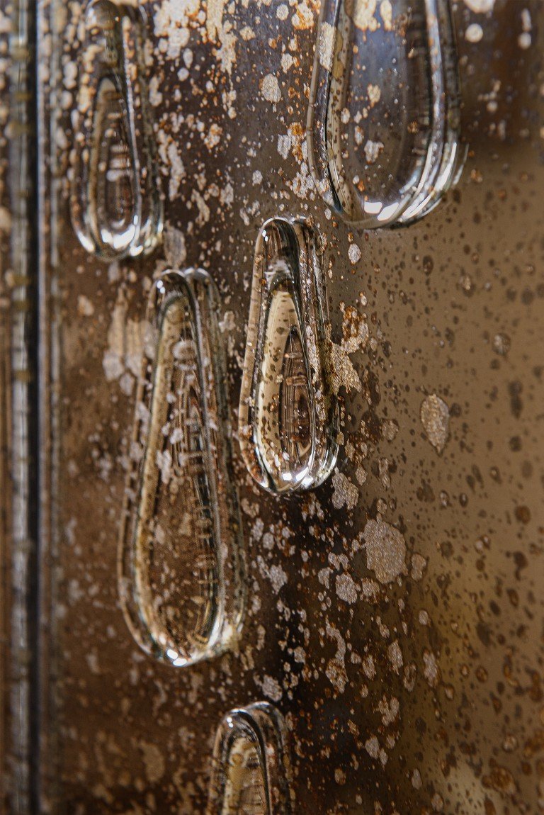 Состаренное зеркало с фьюзингом
