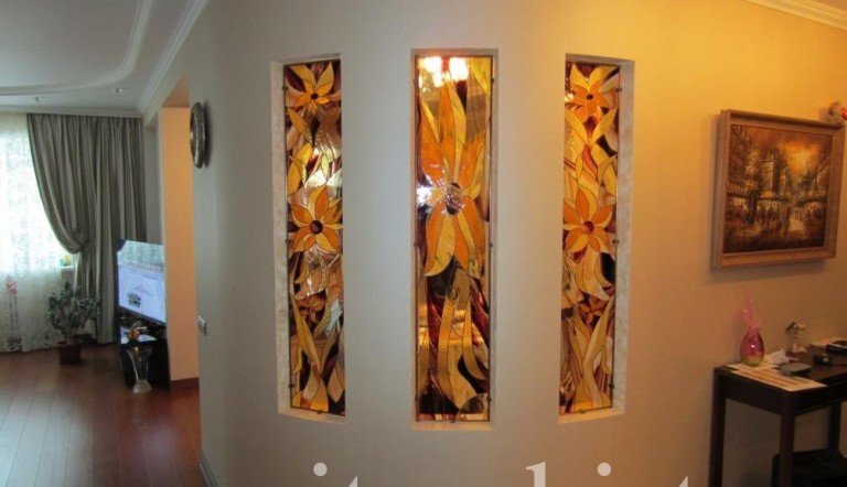 Витраж тиффани. Квартира г. Казань

