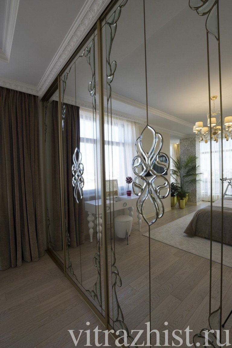 Витраж шкаф купе классика
