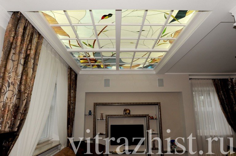 Витражи в загородном доме. пос. Алтан г. Казань