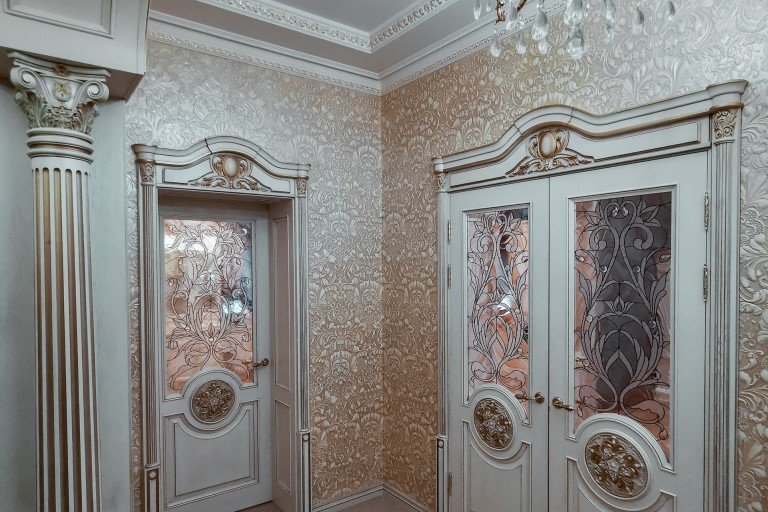 Витраж в интерьере
