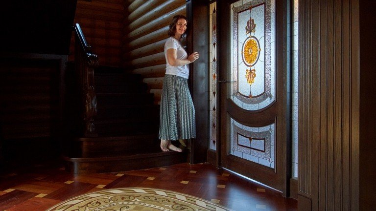 Витраж дверь
