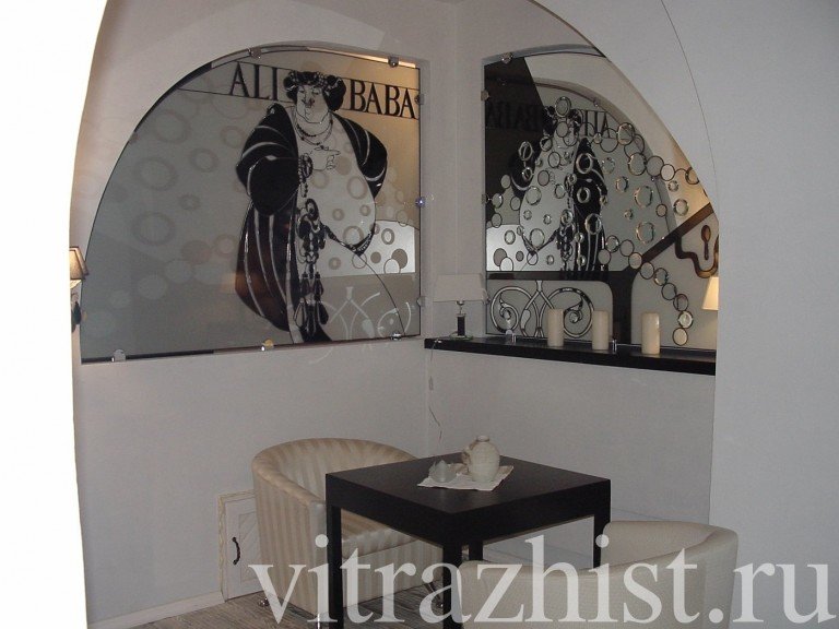 Витраж зеркало
