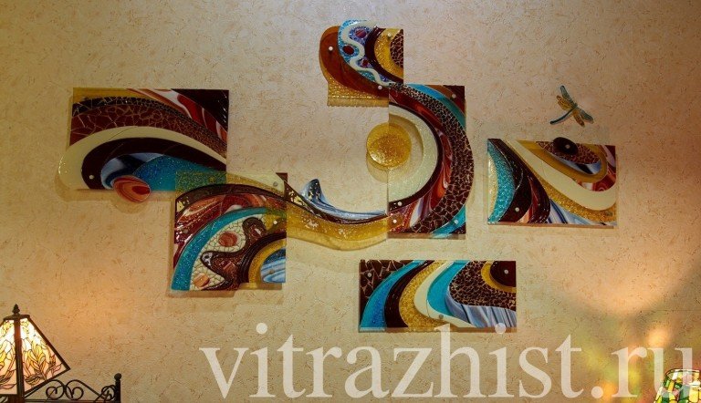 Панно стена. Техника Фьюзинг.
