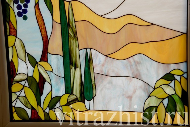 Классический витраж тиффани
