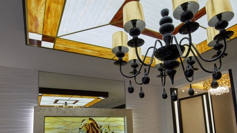 Витраж Тиффани. Квартира ЖК Панорама.
