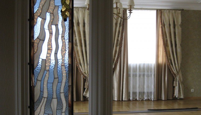 Техника Тиффани с росписью. Рог изобилия. пос. Боровые Матюши
